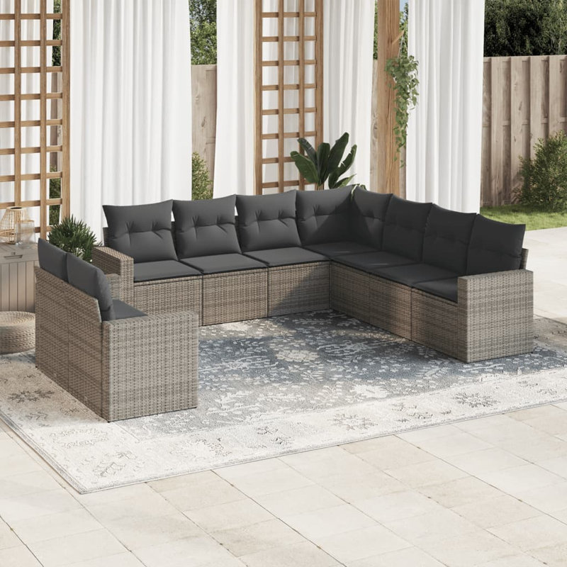 Ensemble de canapé de jardin Vidaxl