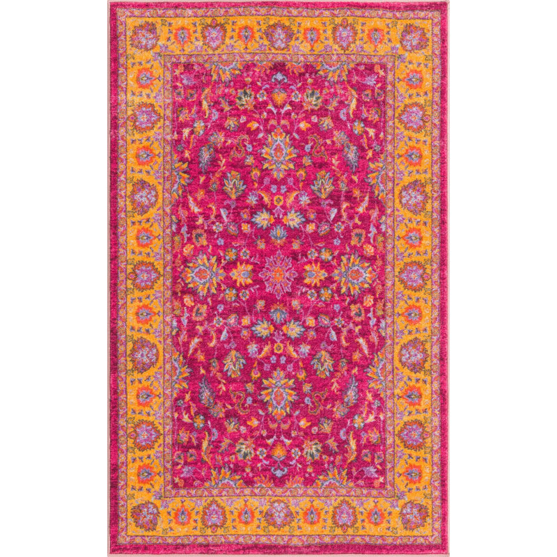 Oriental Indoor Rug, Rectangle 3'3" x 5'3"