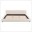 Lit tapissier beige, très grand-1382015964