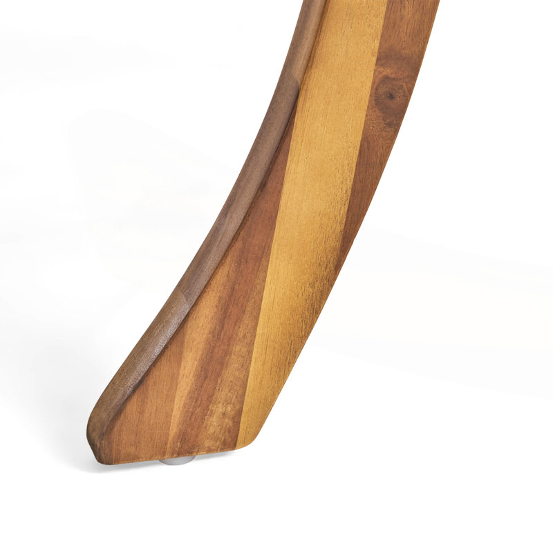 Outdoor Acacia Wood Square Dining Table - 31.50"L X 31.50"W X 30.00"H
