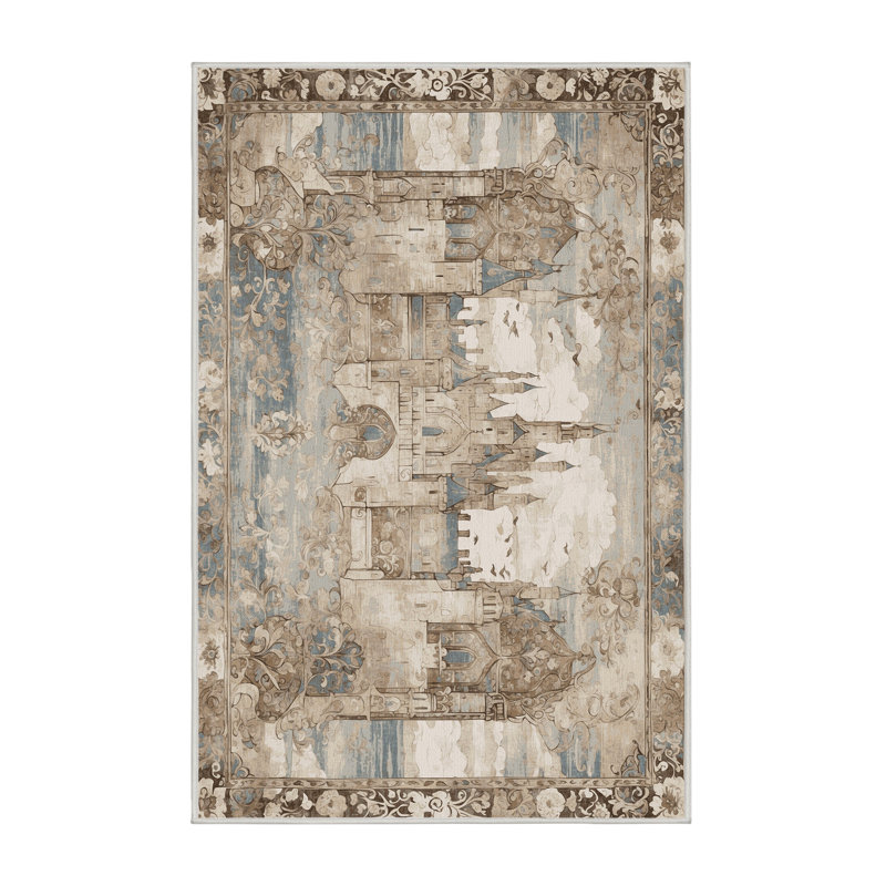 Tapis de hall Bannered, Rectangulaire 3 pi x 5 pi