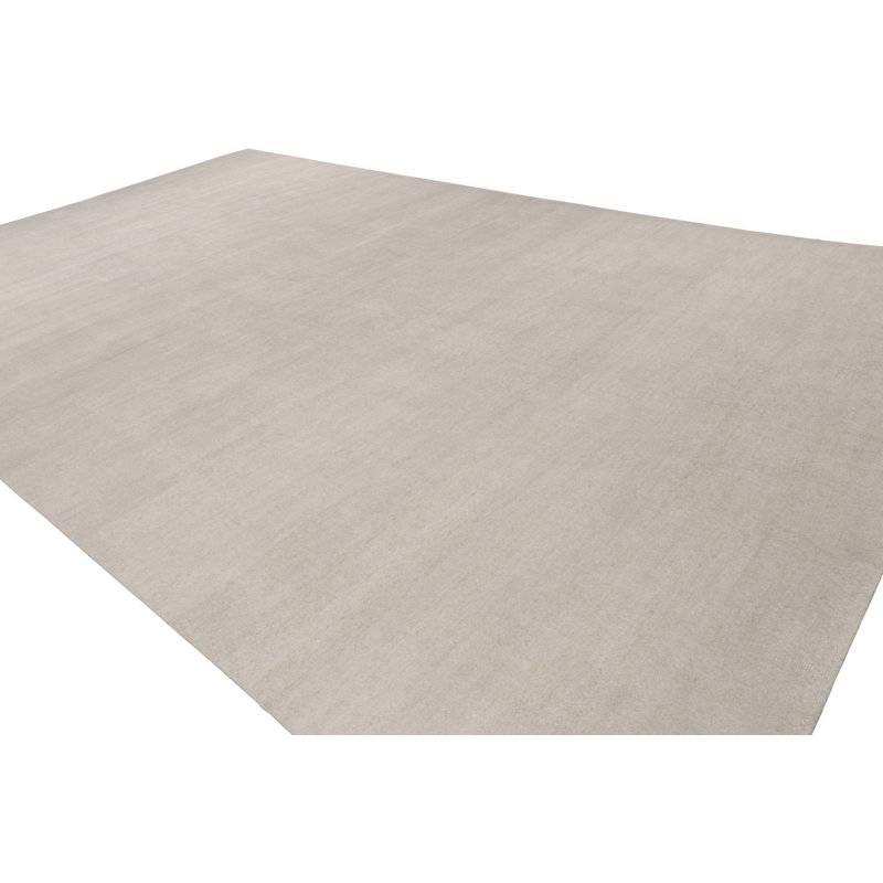 Textural One-of-a-Kind 14x15 Hand Knotted Area Rug
