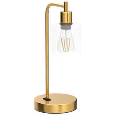 Maclovia Metal USB Table Lamp