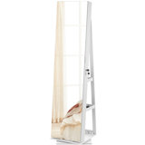 Ardolino Jewelry Armoire with LED and Flip-over Makeup Shelf