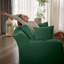 Chaise longue rembourrée en velours côtelé-105193816