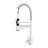 19" Single Handle Kitchen And Bathroom Fixture - Brushed Nickel, Built With Stainless Steel 304 Faucet 304, Nickel Finish For Style-398863886