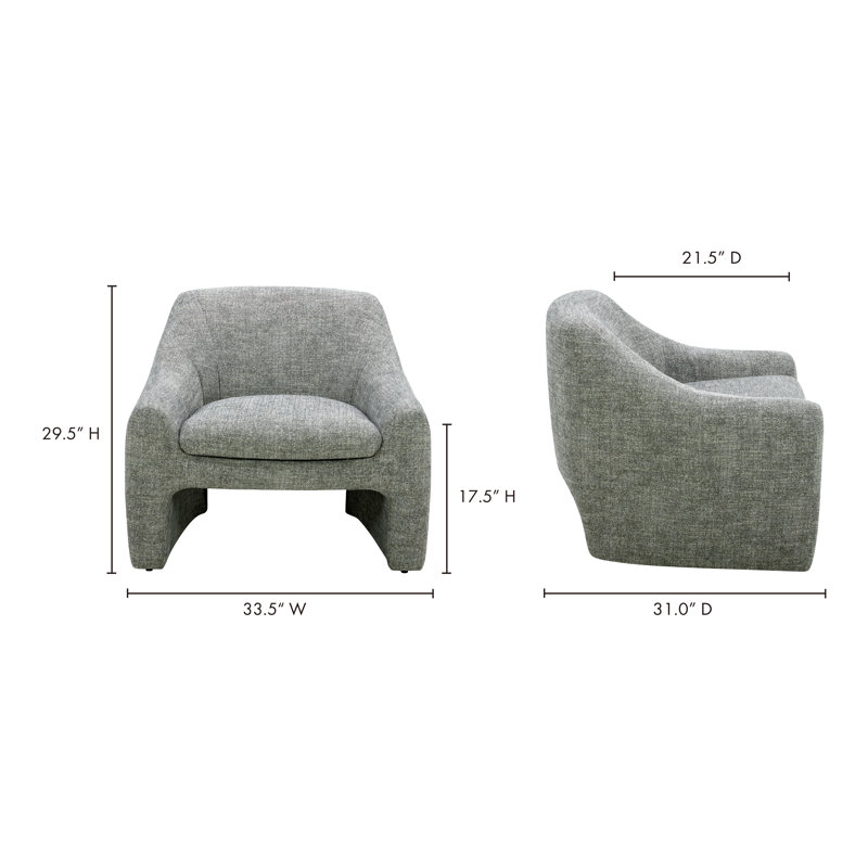 Armchair, Light Gray