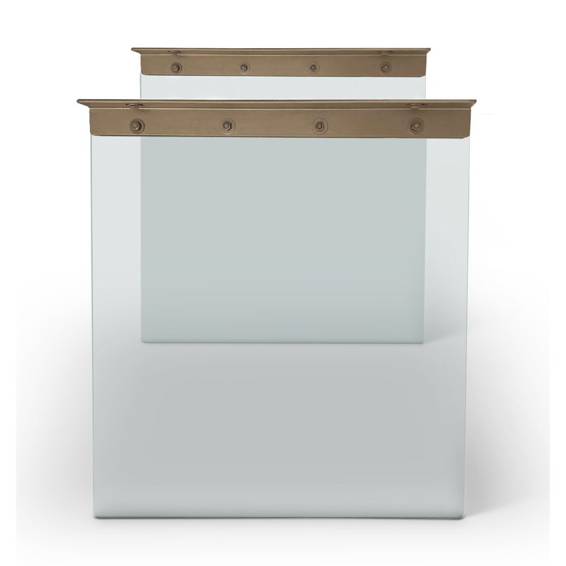 Brooks Solid Wood Dining Table, Sandblasted Gray
