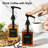 Food-Grade Clear Square Glass Liquid Dispensers