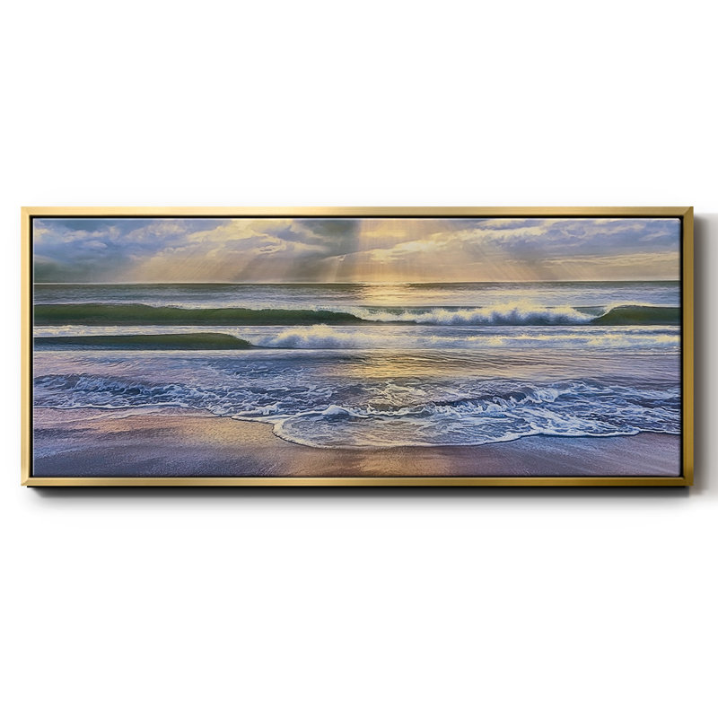Breaking Through - toile encadrée, H 20 po x l 50 po