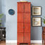 Armoire de rangement à 8 portes avec 4 tablettes en cerisier pour une efficacité énergétique