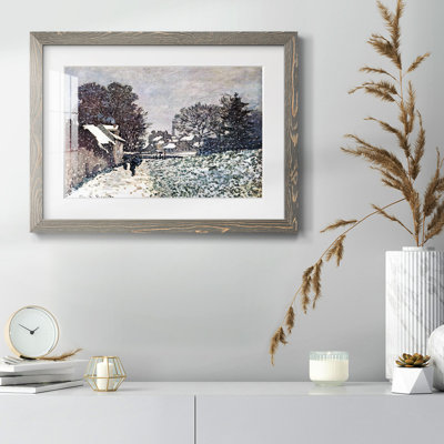 Neige à Argenteuil par Monet