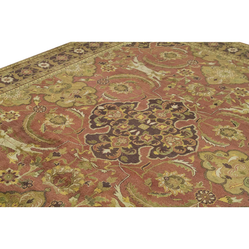 One-of-a-Kind Rectangle 9'4" x 11'10" Hand Knotted Area Rug