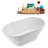 53.9'' x 29.7'' Soaking Acrylic Bathtub-95288645