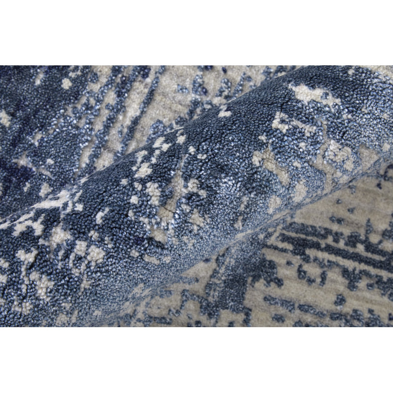 Eastfield Wool Abstract Area Rug, Rectangle 4' x 6'