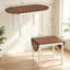 Table extensible avec abattant