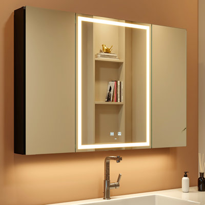 Armoire à pharmacie de salle de bain avec miroir David, Christian