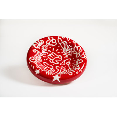 Kiss Handmade Earthenware Decorative Bowl 1