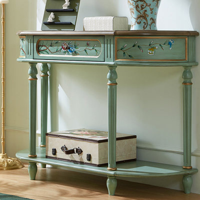American-style simple console table