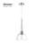 Aventino 1 - Light Chrome Unique/Statement Pendant
