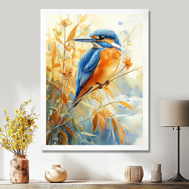 Shae - Animals Wall Art Prints, 20" H x 12" W, Single Picture Framed Print, White