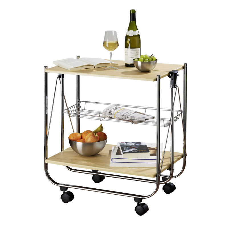 Dinett Metal Bar Cart