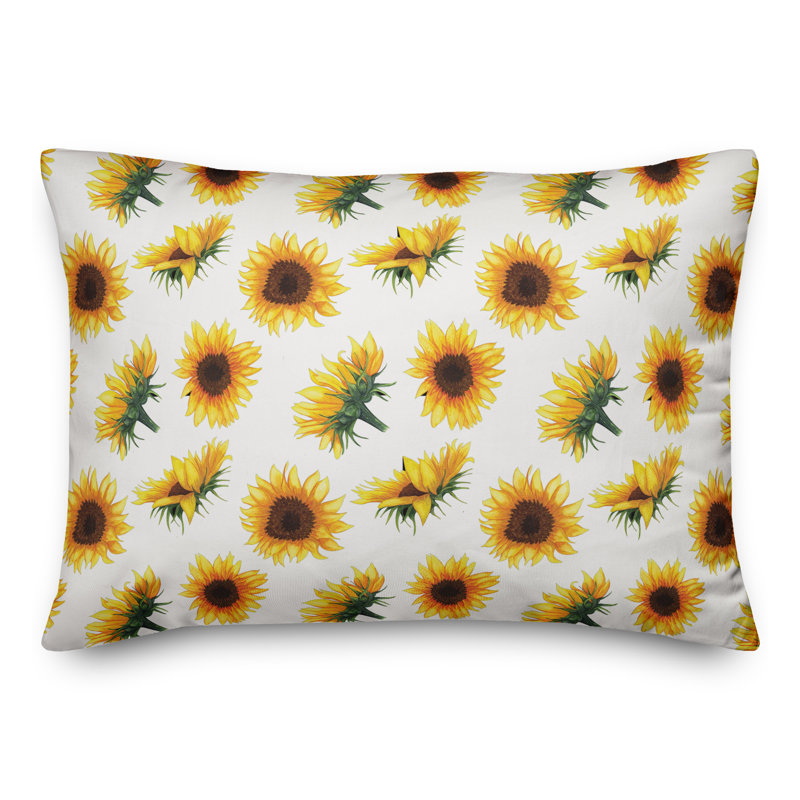 Sunflower Floral Pillow Insert