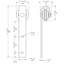 Ensemble de quincaillerie de porte de grange standard simple rail system-48449604
