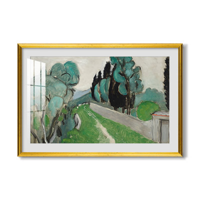 Paysage avec cyprès et oliviers aux environnements de Nice, v. 1800 - Henri Matisse - Toile encadrée sur mesure