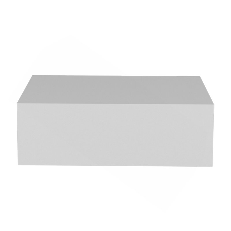 Table de chevet Isola, blanc, Blanc