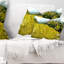 Coussin Bright Green Mountain