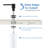 Bari Pull Down Single Handle Kitchen Faucet with Soap Dispenser-73388002