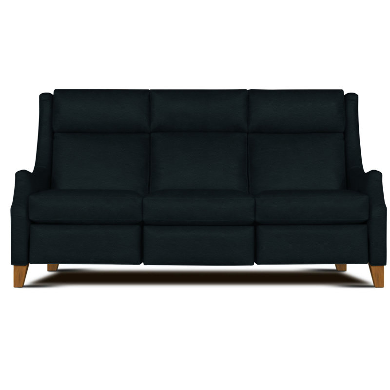 Talisman Reclining Sofa, Sapphire Amadeus Genuine Leather