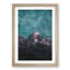 Mountain Peak in Wyoming - Picture Frame Painting Print-56738055-56738061