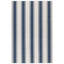 Blue Awning Stripe Machine Printed Washable Rug-1270642392