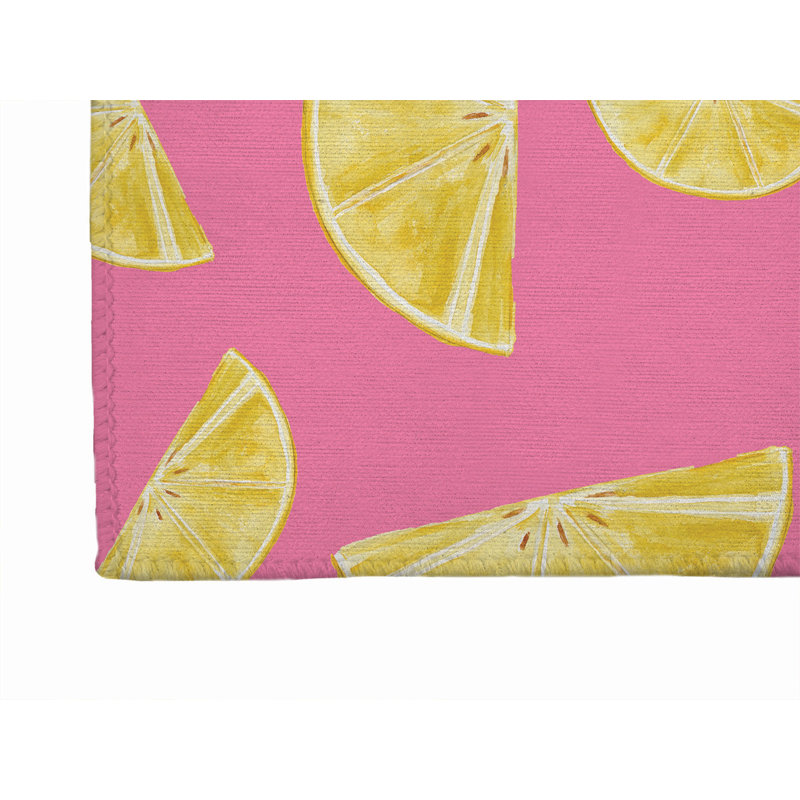 Tapis d'été Summer Lemon, Tapis de couloir 2 pi 6 po x 8 pi