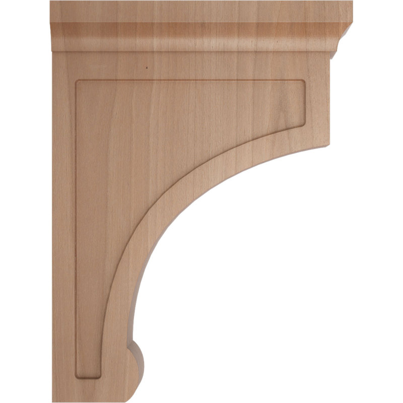 Support en bois Gomez, Cerisier, H 8 po x l 2,5 po x P 6 po