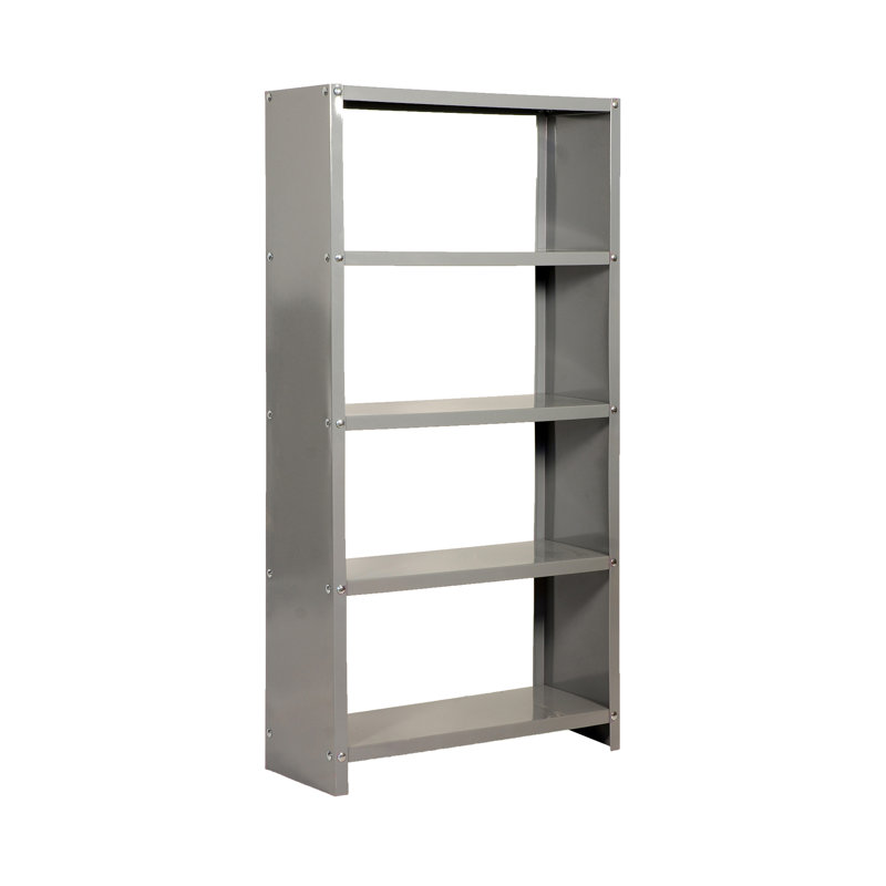 Vandermark Steel Height -Adjustable Shelving Unit, Grey, 160cm H x 60cm W x 30cm D