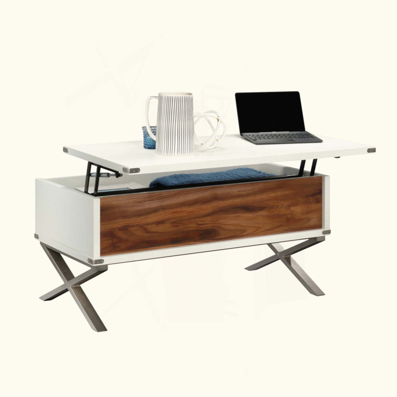 Table basse à plateau relevable