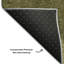 Tapis olive Prisco lavable à la machine de qualité supérieure-871000302