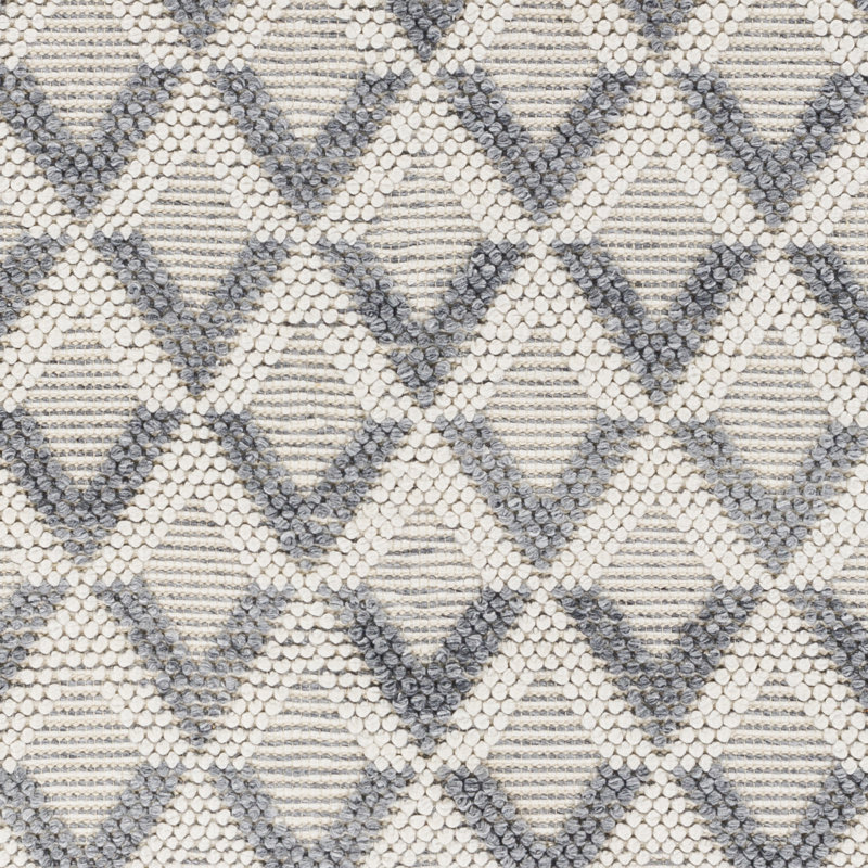 Geometric Area Rug in Beige, Runner 2'6" x 8'