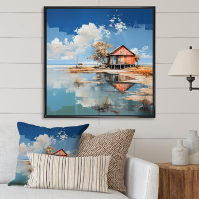 «Lakehouse Summer Charm Beach I», reproduction sur toile