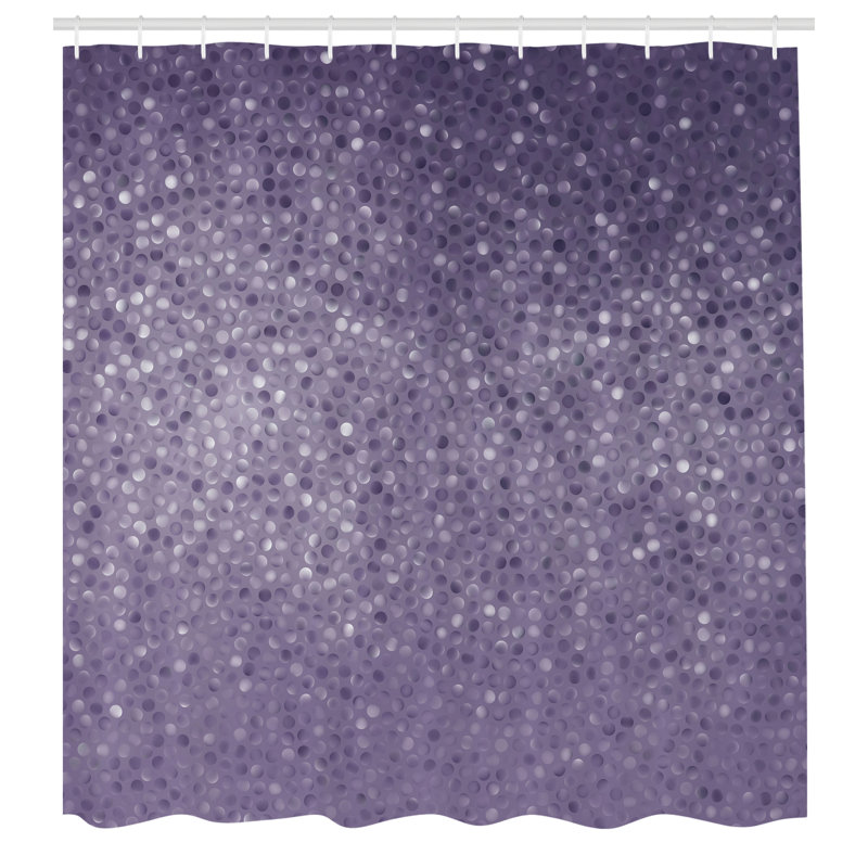 Ensemble de rideau de douche + crochets, H 69 po x l 70 po, Indigo foncé