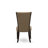 5 Piece Dining Table Set for 4 Includes a Rectangle Kitchen Table with Butterfly Leaf and 4 Light Sable Linen Fabric Parsons Chairs, Mahogany-26153046-26190857-26153043