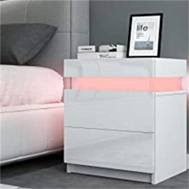 Coger 44.96cm W Manufactured Wood Bedside Table