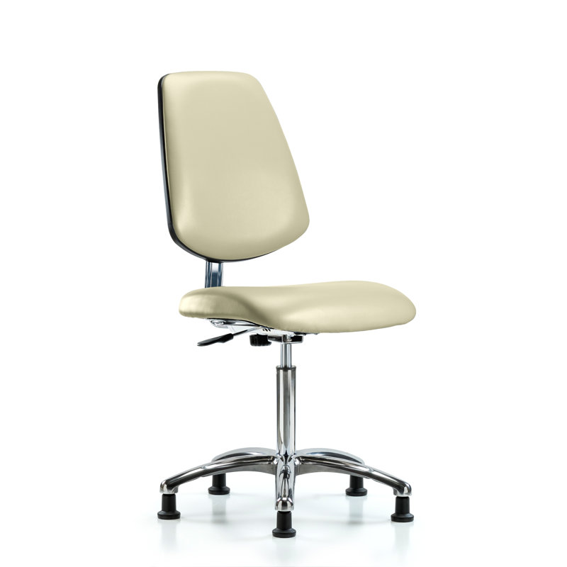 Saoirse Vinyl Clean Room Chair, Adobe, Casters