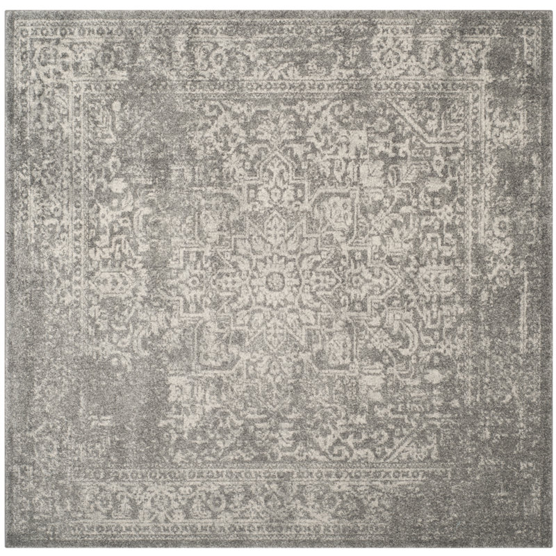 Annette Abstract Rug, Square 5'3"