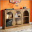 Table d'appoint rustique, table d'entrée pratique, console-1846699824