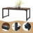 71'' Industrial Dining Table for 6-8