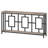 2-Tier Console Table Entryway Table Display Stand with Open Storage